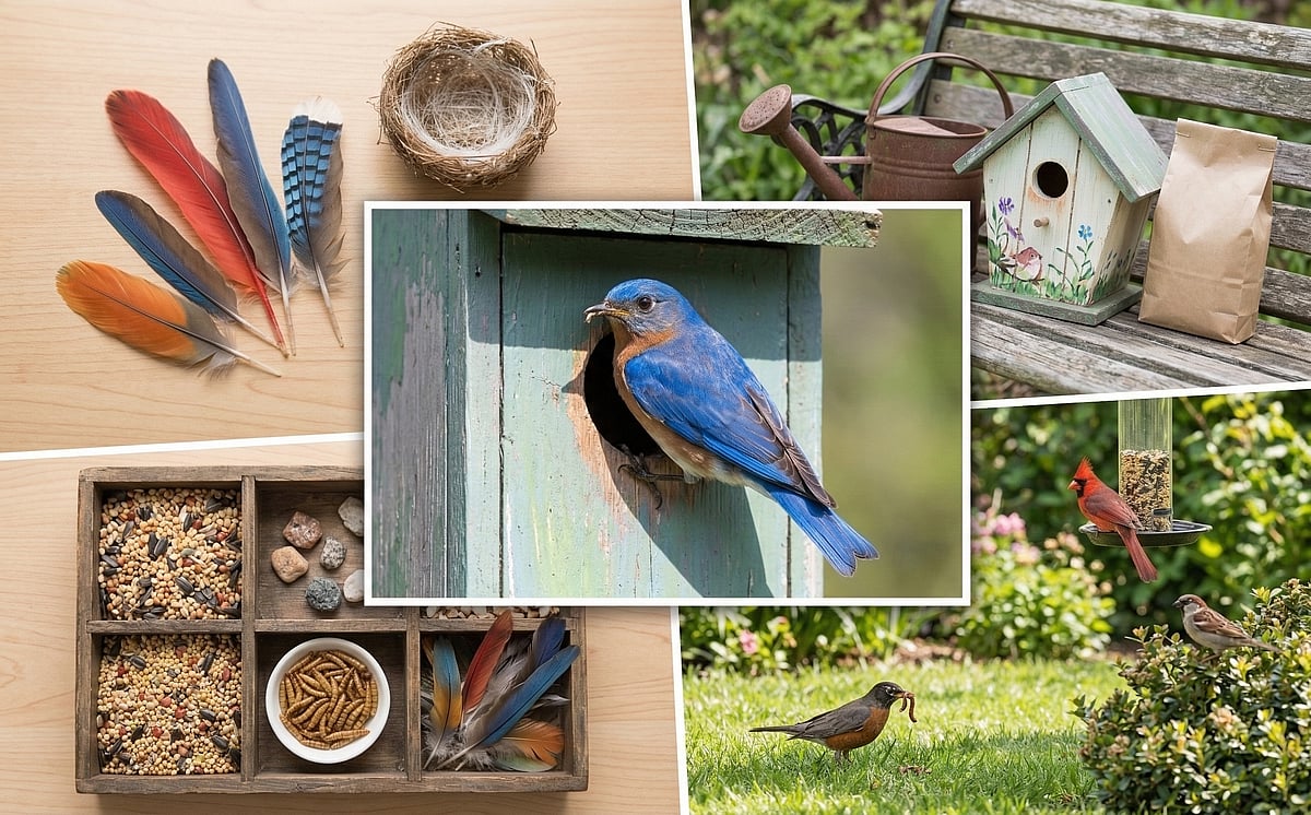 Garden Birds word search puzzle thumbnail